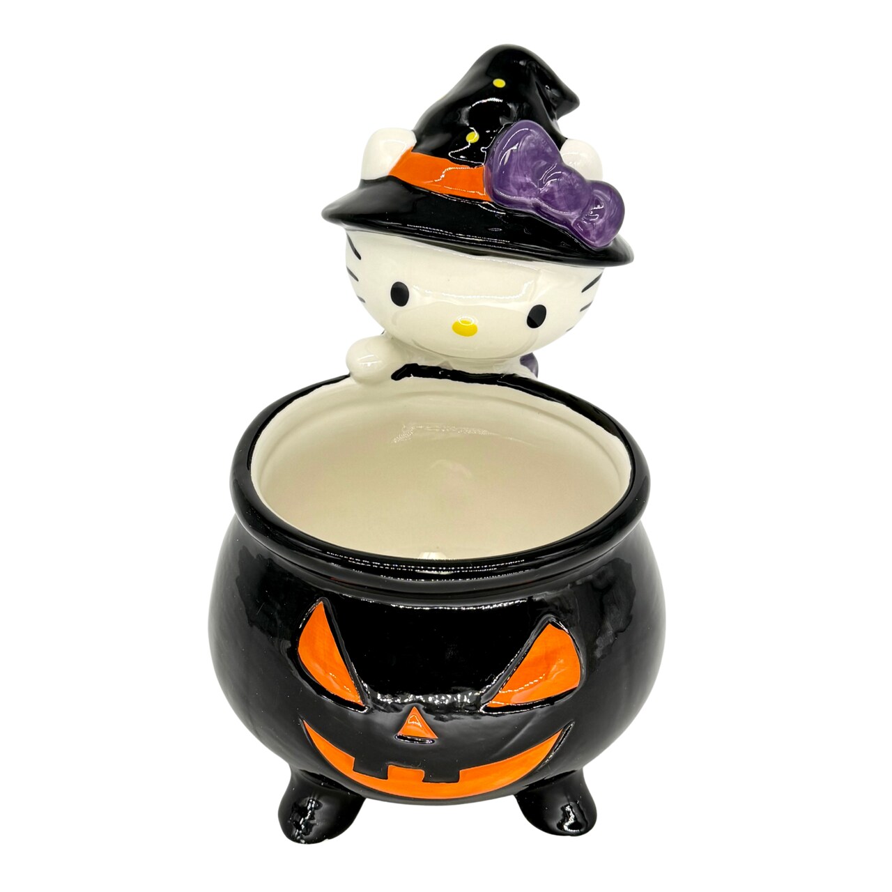 Blue Sky Clayworks Hello Kitty Halloween Mystical Witch Candy Bowl